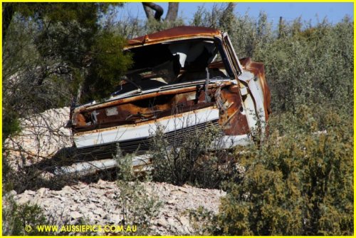 Decaying vehicles at Lightning Rige