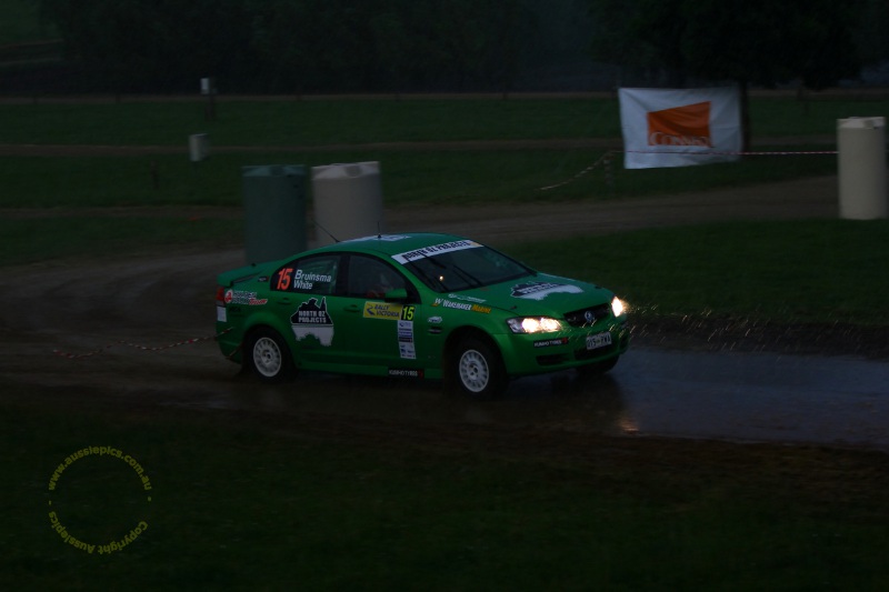 John Bruinsma / Lisa White : Austrlian Rally Championships at Lardner Park