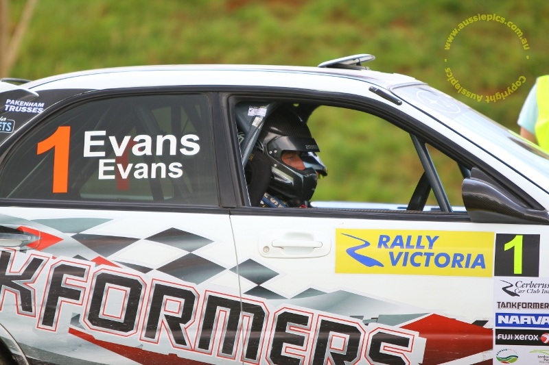 Simon Evans : Austrlian Rally Championships at Lardner Park