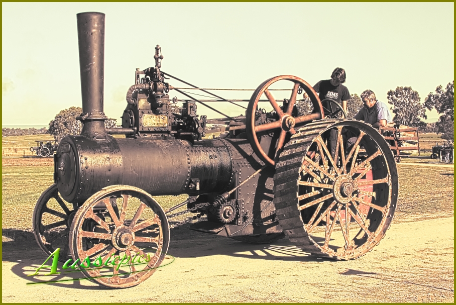 Traction Engine at Heyfield event in May 2015