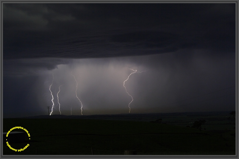 South Gippsland Lightning over toward Inverloch.