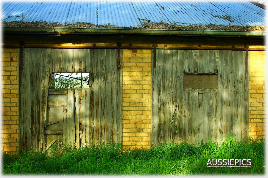 Time has not yet defeated this derelict dairy shed near Drouin.